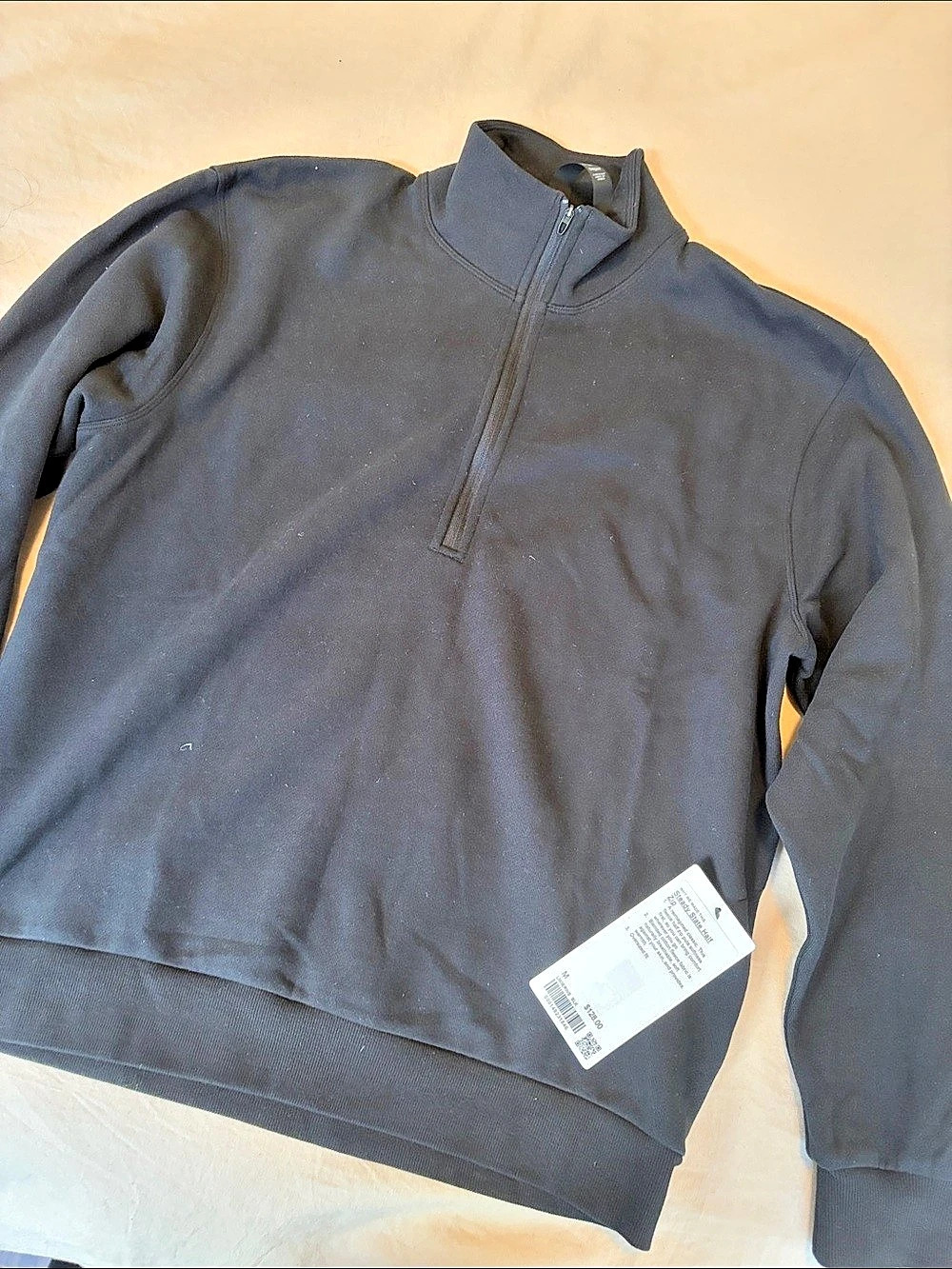 Lululemon Steady State Half Zip Half Zip Pullover in Black Size Medium NWT